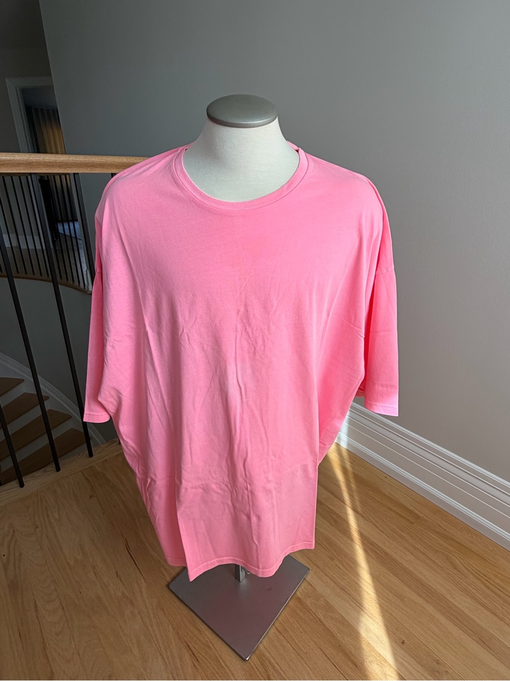 ASOS Pink Short-Sleeve Crewneck T-Shirt